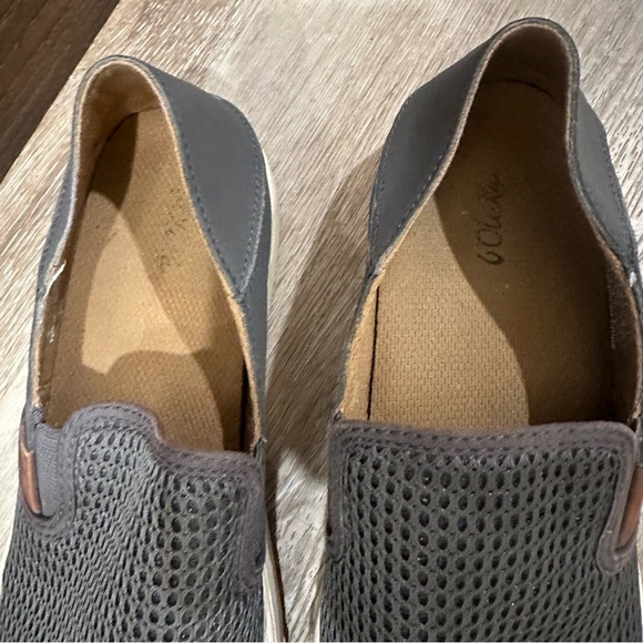 Olukai Pehuea Slip On Shoes Pavement Gray Size 10 - Picture 4 of 14